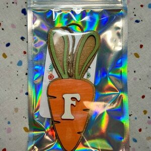 Orange Carrot Easter Basket Tag